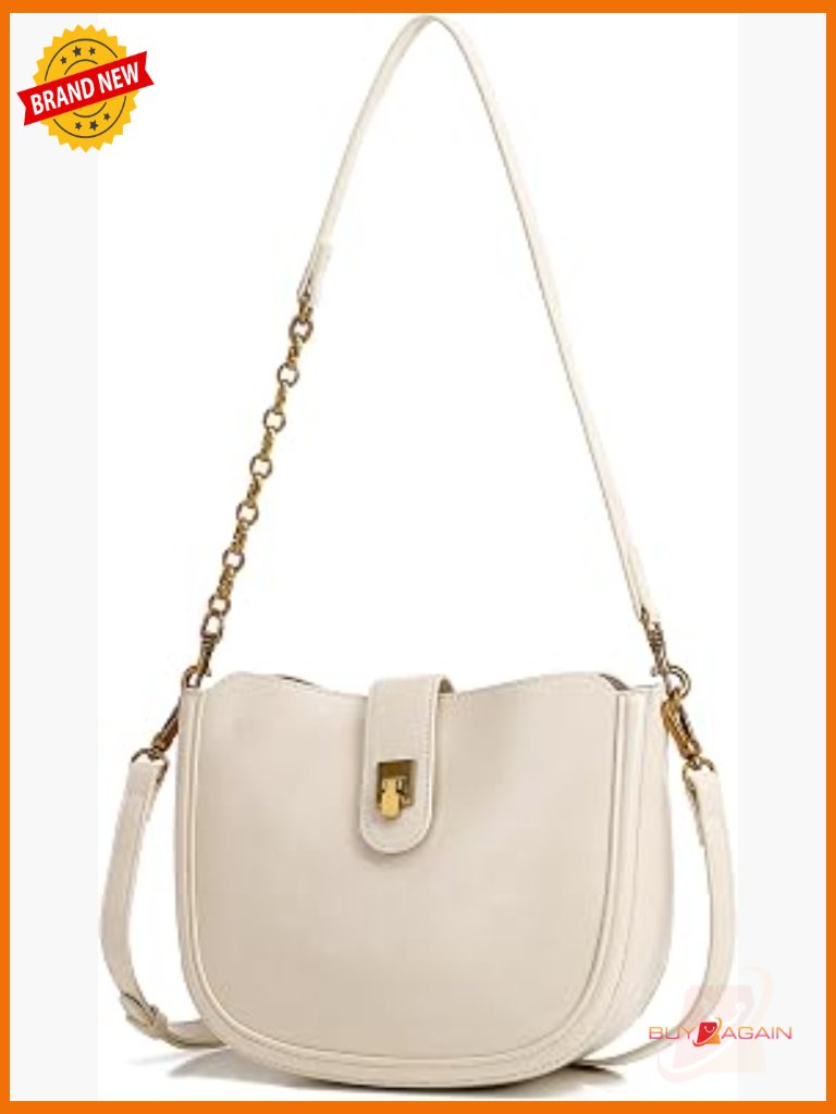 Pu Leather Crossbody Hobo Bag With Adjustable Strap